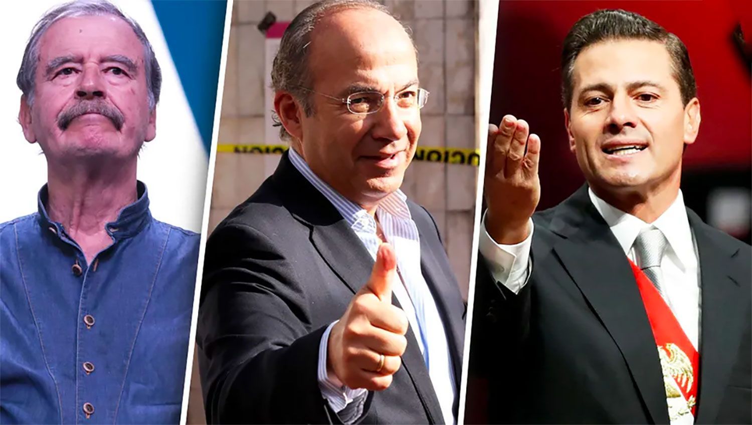 Fox, Calderón y Peña Nieto interfieren en campaña presidencial