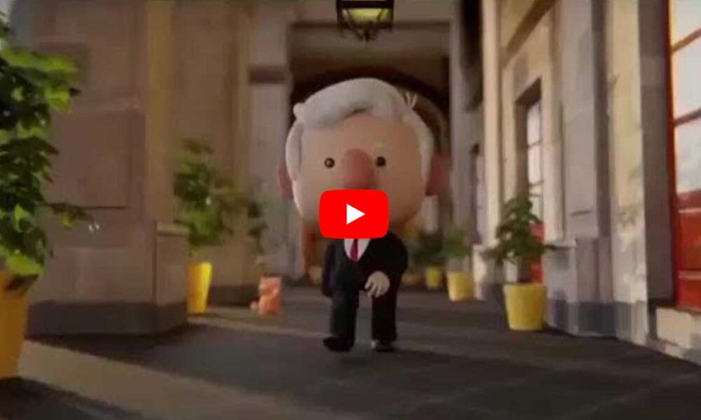 AMLO presenta una animación 3D para «Las Mañaneras»