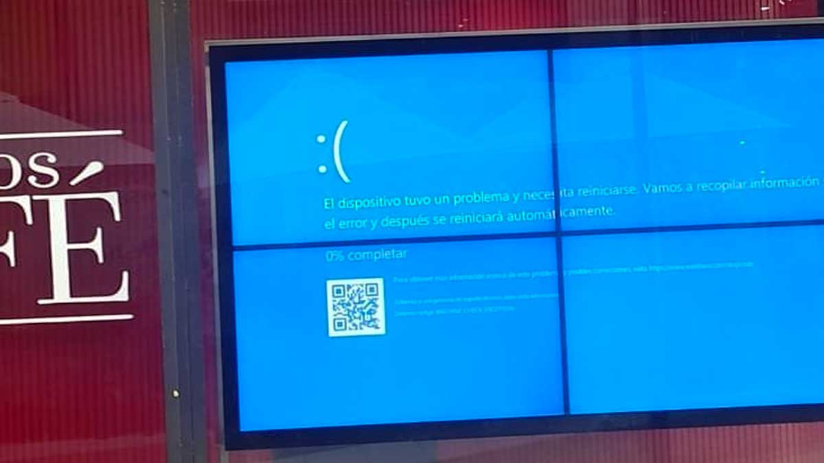 Apagón Informático Global de Windows Paraliza Aerolíneas, Bancos y Hospitales