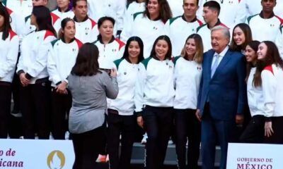 AMLO confirma los apoyos para atletas asistentes a los JJ.OO. de París