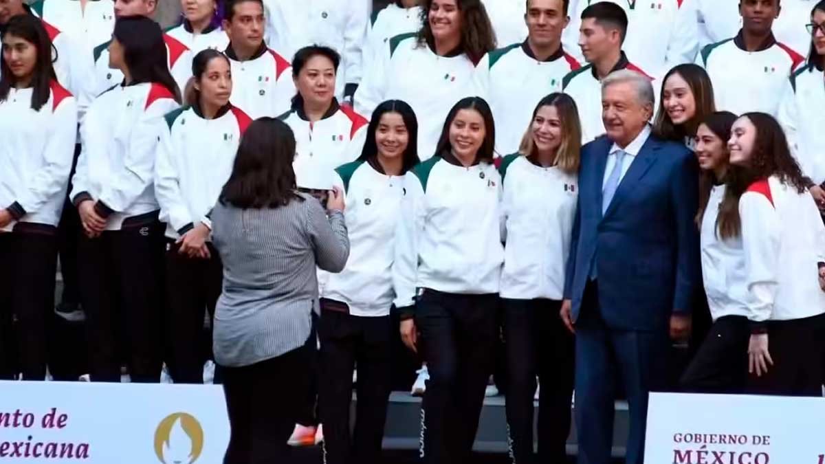 AMLO confirma los apoyos para atletas asistentes a los JJ.OO. de París