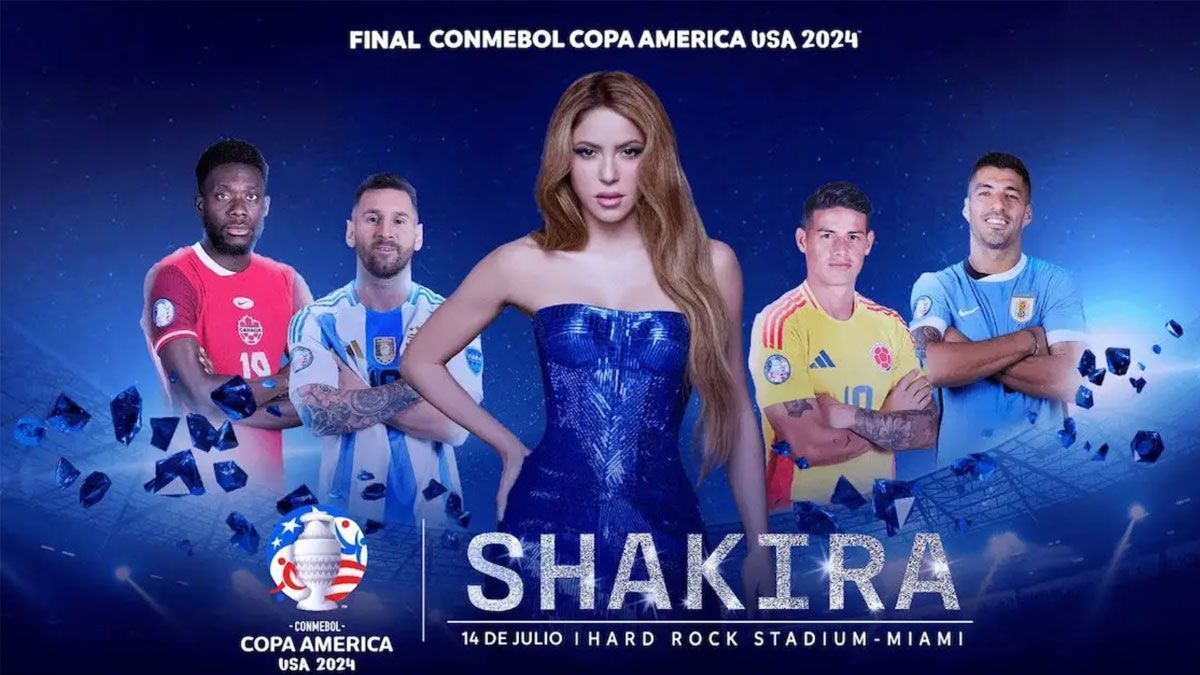 Shakira actuará en la Copa América