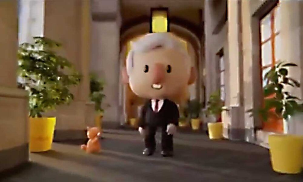 Tiembla Disney, llegan las animaciones de AMLO