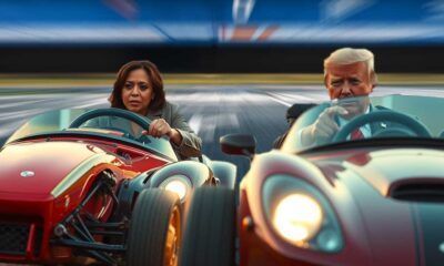 Trump y Harris, empatados en la carrera electoral de los EUA