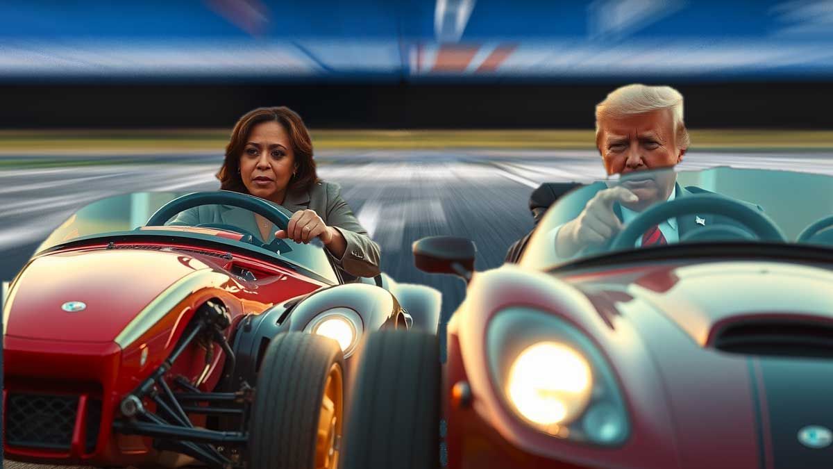 Trump y Harris, empatados en la carrera electoral de los EUA