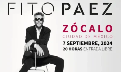 Fito Páez ofrecerá concierto gratis en el Zócalo