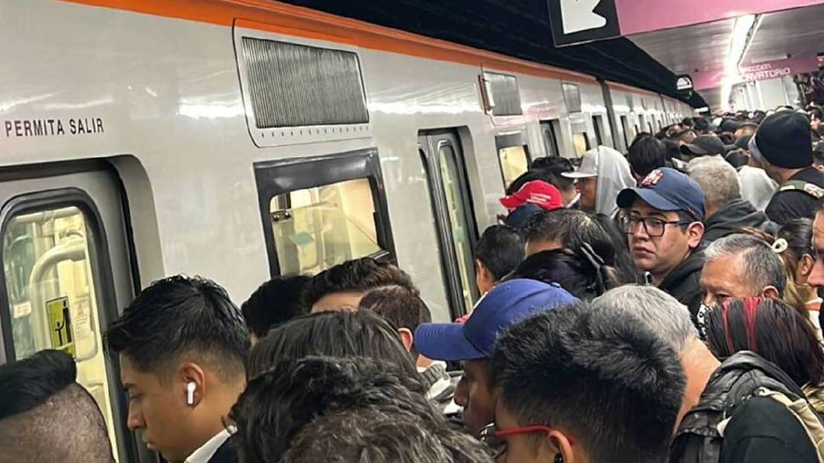 Persona se arroja a las vías y causa caos en el Metro CDMX. Metrobús registra fallas técnicas