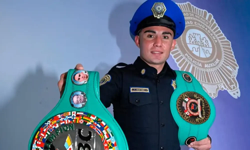 «Elegante» Martínez: Policía y boxeador con un sueño de campeonato mundial