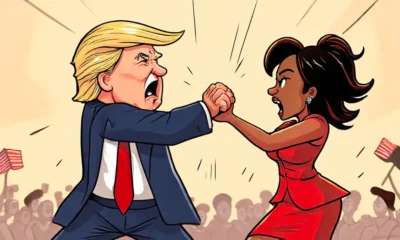 Trump y Harris se enfrentan en debate presidencial
