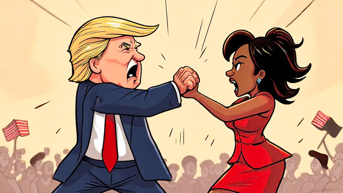 Trump y Harris se enfrentan en debate presidencial