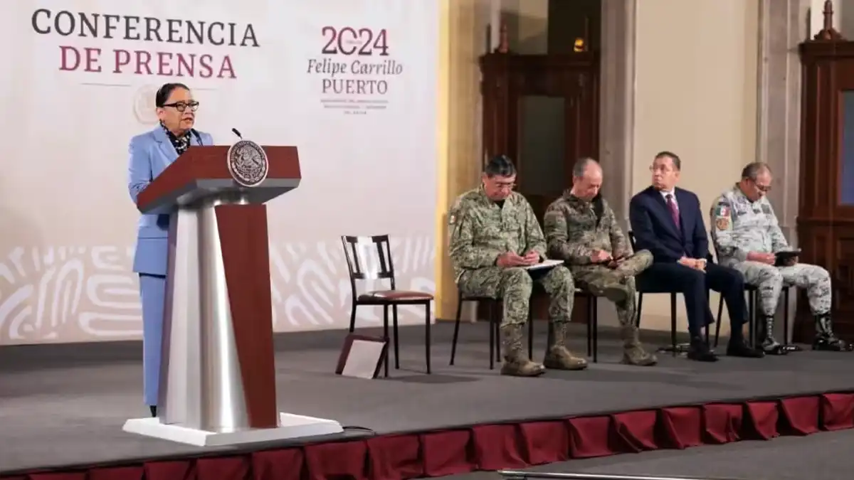 Rosa Icela asegura que la delincuencia en el sexenio de AMLO ha disminuido