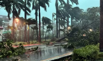 Huracán Helene cancela vuelos y operaciones bancarias