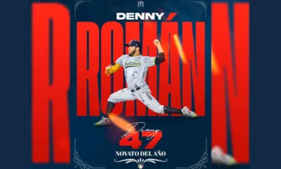 Denny Román imparable: novato del año en la LMB
