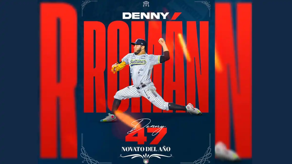 Denny Román imparable: novato del año en la LMB