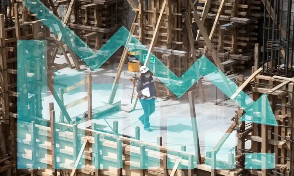 Derrumbe en el sector construcción frena la actividad industrial en México