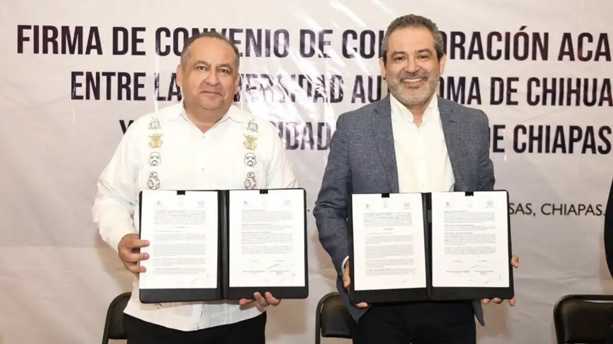 UNACH y UACH renuevan convenio para fortalecer la cooperación académica