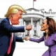 Harris y Trump en empate virtual a una semana de las elecciones