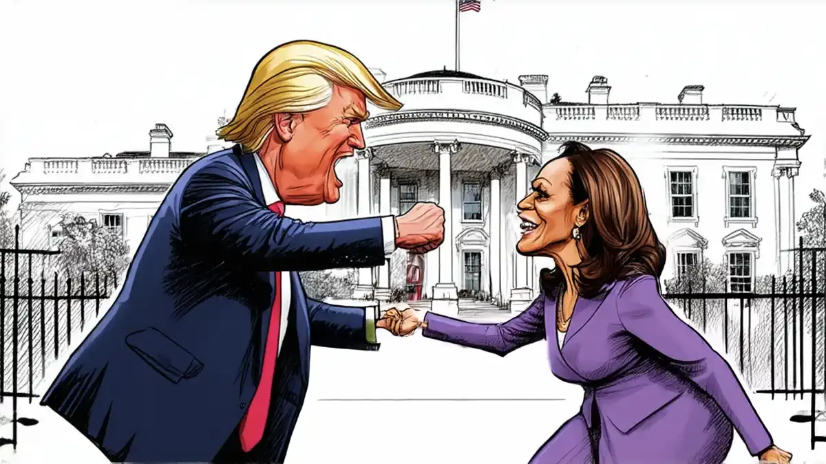 Harris y Trump en empate virtual a una semana de las elecciones