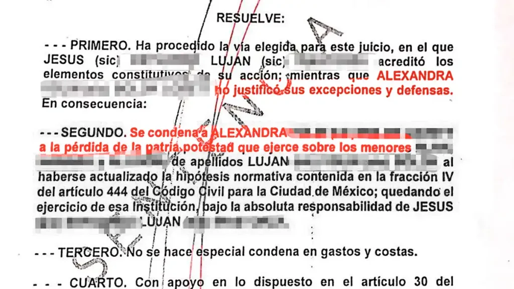 Jesús Luján libra una batalla contra la violencia vicaria 2 Tras perder la custodia, posteriormente perdió la Patria Potestad también por incurrir en deuda de pago de pensión alimenticia.