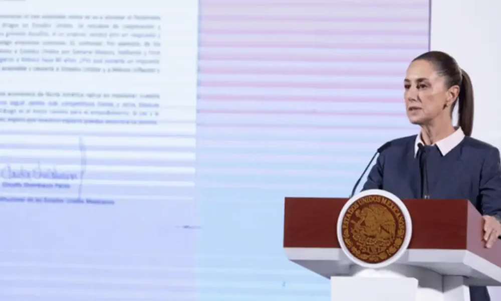 Sheinbaum advierte a Trump: sin amenazas ni aranceles