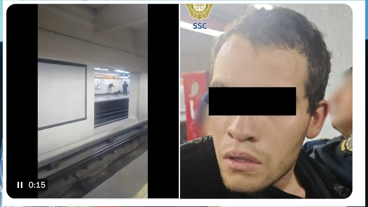 Cuatro personas heridas en ataque con arma blanca en el Metro Tacubaya
