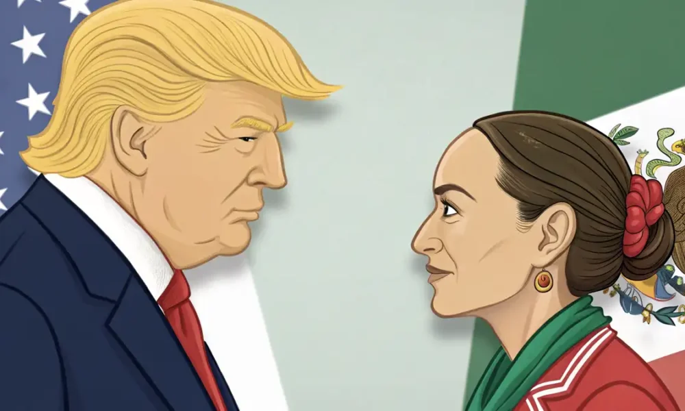 Trump asegura que Sheinbaum tiene miedo de los cárteles que controlan México