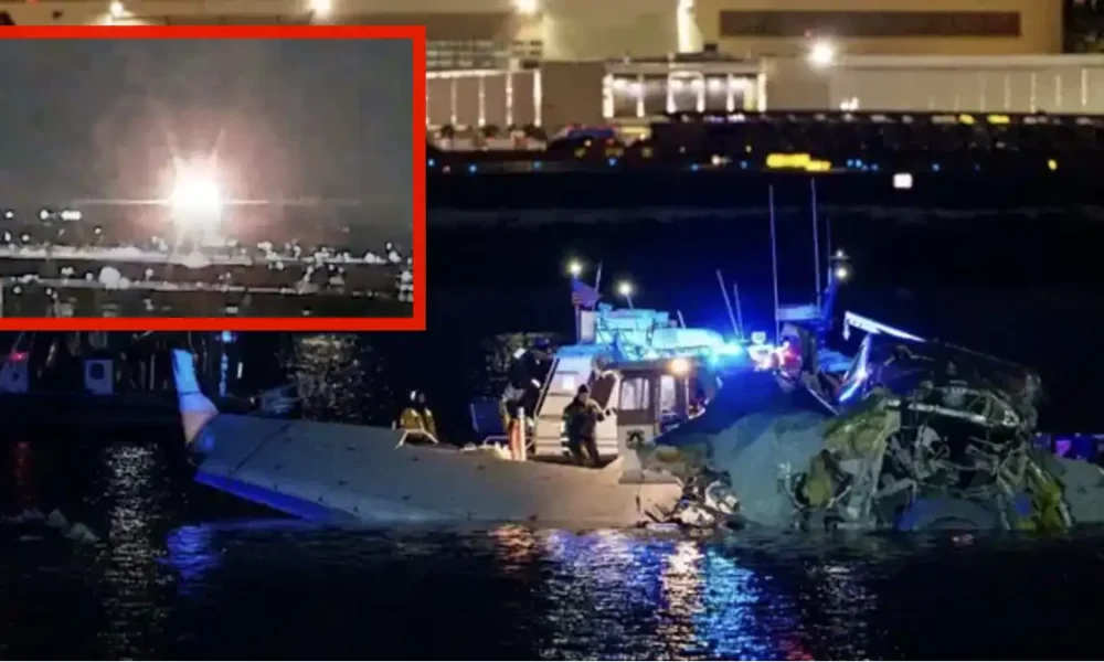Accidente aéreo entre avión y helicóptero militar sobre Washington