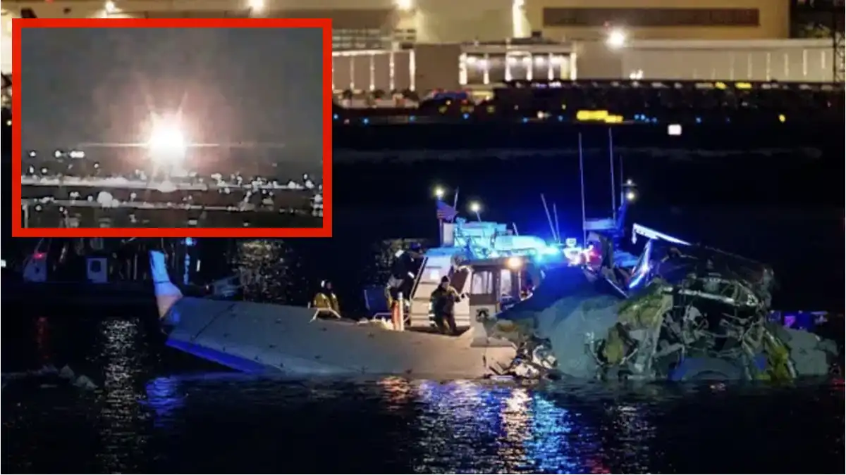 Accidente aéreo entre avión y helicóptero militar sobre Washington