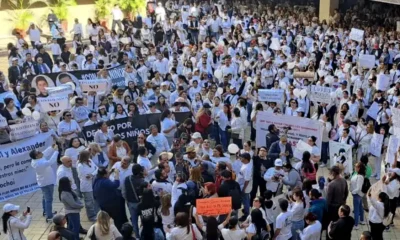 “A los niños, no”: Culiacán marcha por Alexander y Gael tras trágico asesinato
