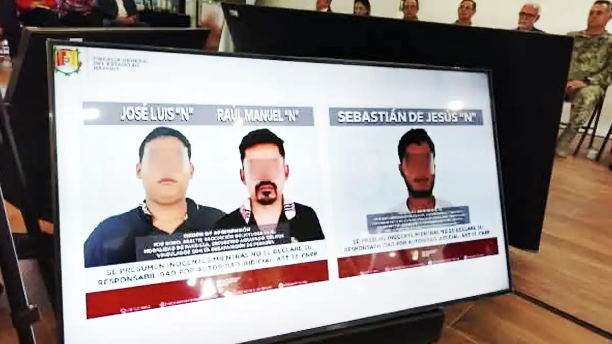 Tres detenidos por el asesinato de una familia en Nayarit