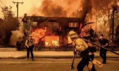 Delegación Mexicana Colabora en el Combate de Incendios en California