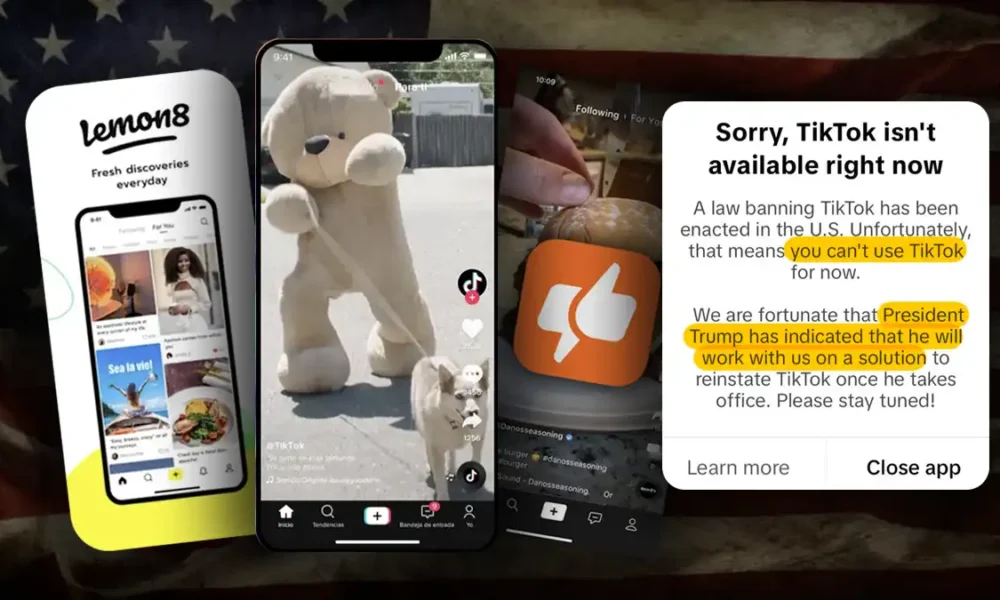 TikTok, Lemon8 y Clapper se apagan en EE.UU. dejando a 170 milllones sin servicio