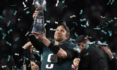 Philadelphia Eagles celebra con sus aficionados el trofeo Vince Lombardi