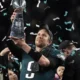 Philadelphia Eagles celebra con sus aficionados el trofeo Vince Lombardi