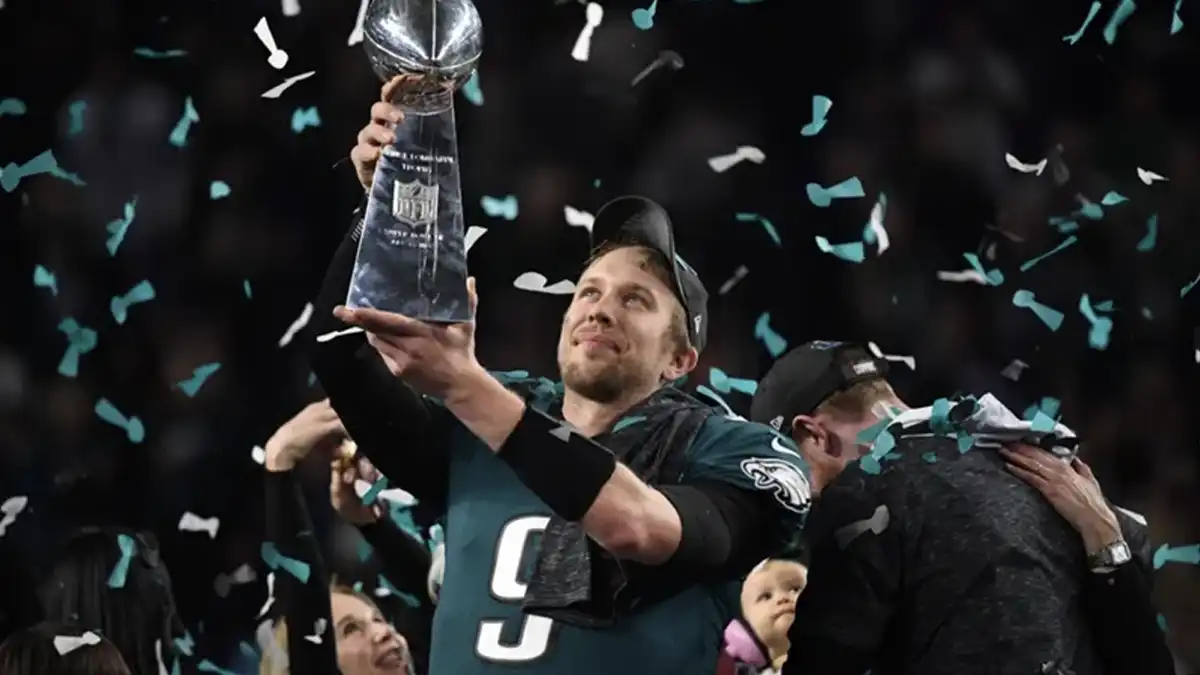 Philadelphia Eagles celebra con sus aficionados el trofeo Vince Lombardi
