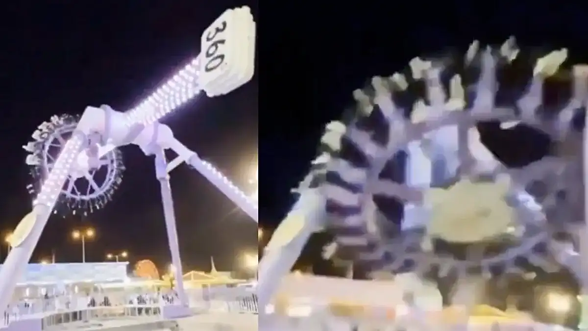 Accidente atracción Arabia Saudita deja 23 heridos en parque Green Mountain