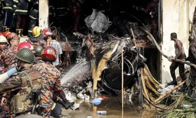 Avión militar se estrella en escuela en Bangladesh y deja más de 19 muertos