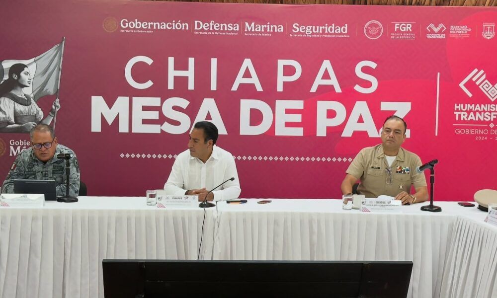 Eduardo Ramírez sigue trabajando en la seguridad en Chiapas