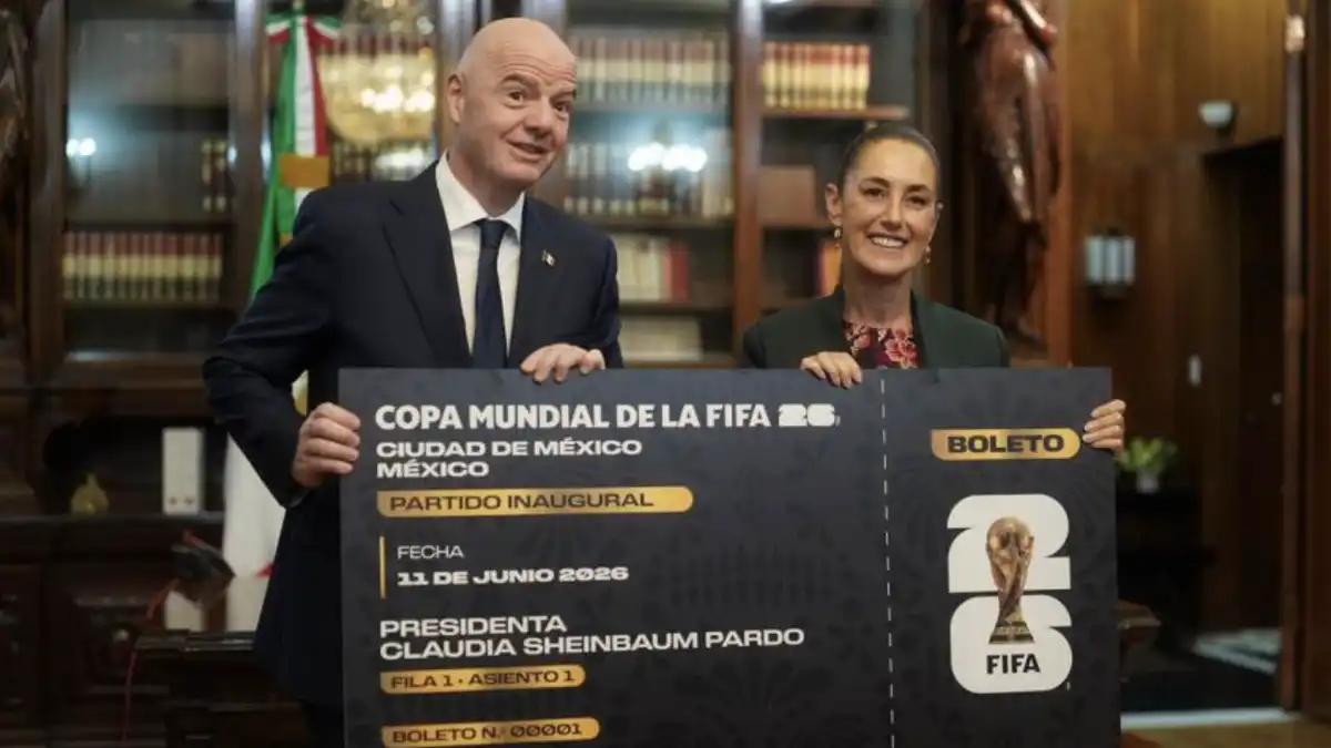Sheinbaum considera entregar el boleto Mundial 2026 inaugural a una niña mexicana