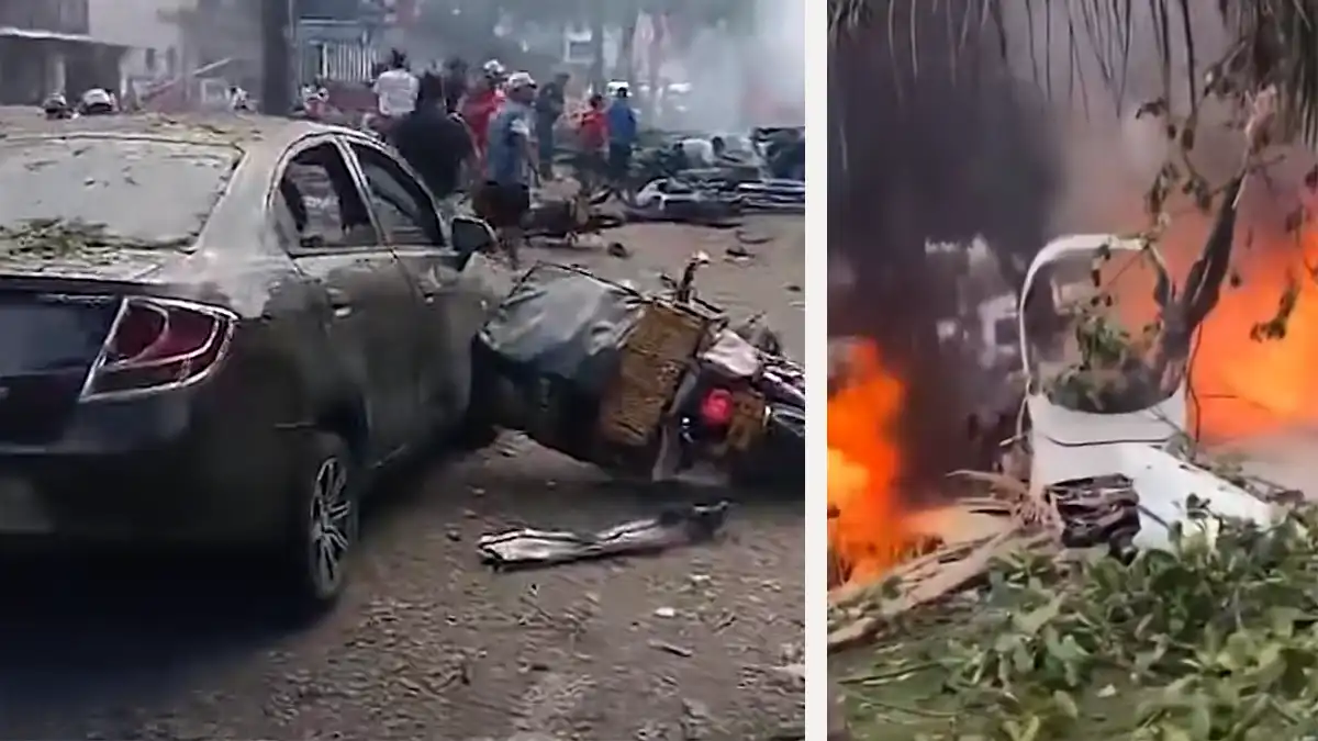 Camión bomba contra base aérea en Cali deja 5 muertos y más de 30 heridos