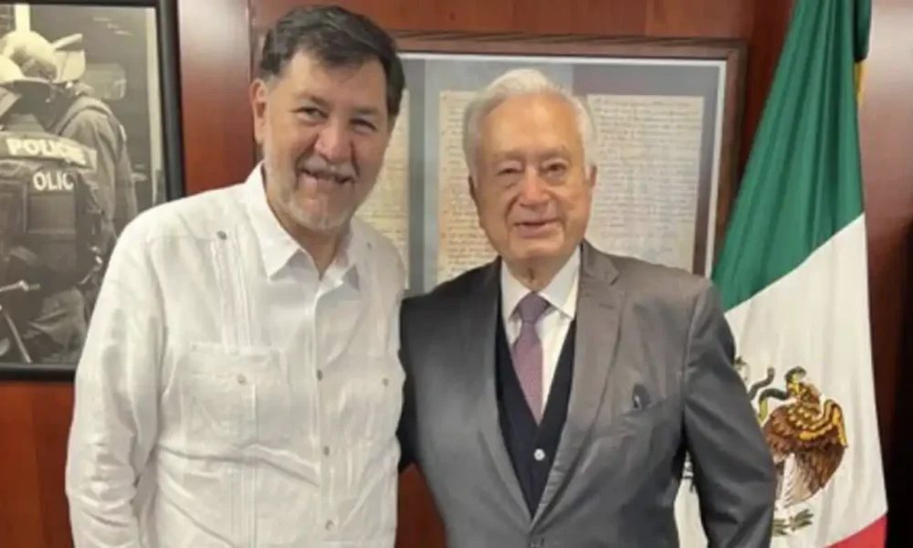 Noroña respalda a Bartlett y lo llama patriota tras encuentro en el Senado