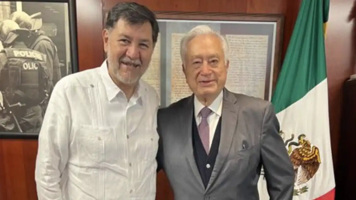Noroña respalda a Bartlett y lo llama patriota tras encuentro en el Senado
