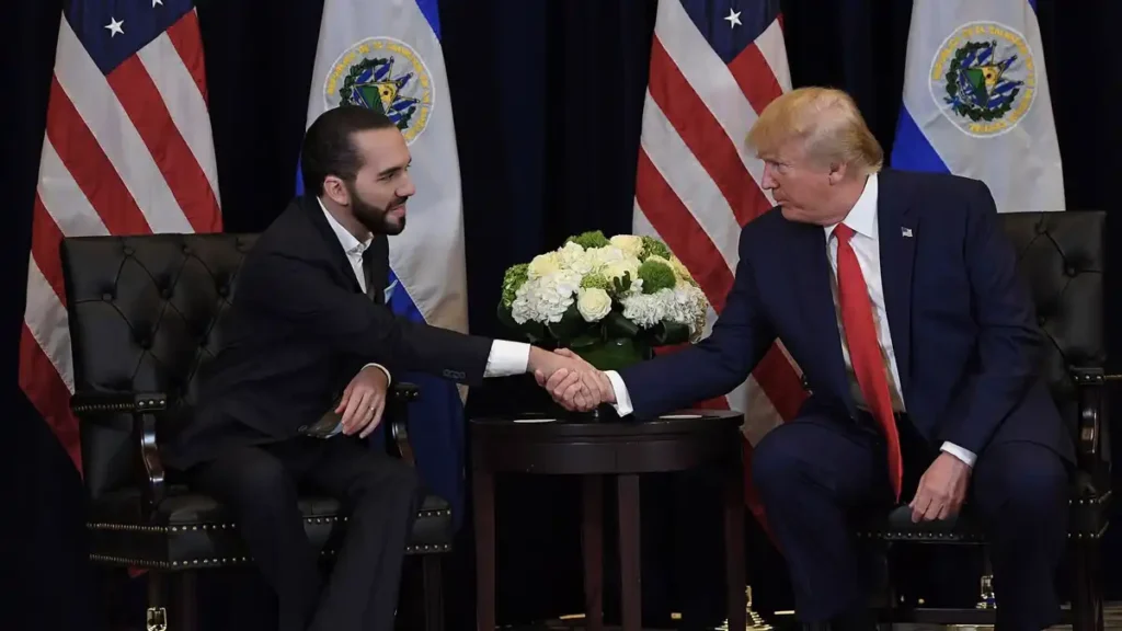 Narcotráfico, seguridad y migración, la incómoda alianza Bukele-Trump 1 trump bukele