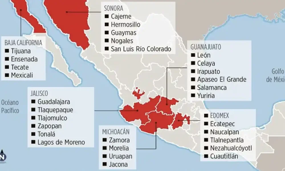 Los municipios más violentos de México son «paraísos turísticos»