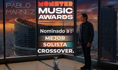 Pablo Marnez, nominado como Mejor Solista Crossover en los Monster Music Awards 2026