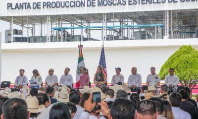 Presidenta Claudia Sheinbaum Pardo inaugura en Chiapas planta binacional contra GBG