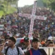 Caravana migrante en Chiapas retoma su ruta desde Tapachula hacia Estados Unidos