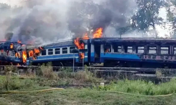 Tren de pasajeros es atacado por un dron ruso cerca de la frontera con Polonia