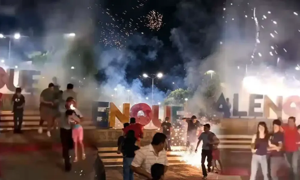 Fuegos artificiales en Palenque dejan cuatro heridos durante las fiestas patrias