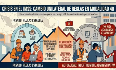 La Modalidad 40 del IMSS limita su salario de cotización desde el 22 de octubre por presuntos fraudes, dice Sheinbaum